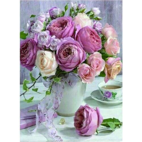 5D DIY diamond painting flower landscape Mosaic embroidery cross stitch Rhinestone home decorative wall art