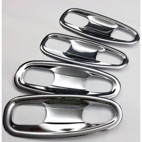 8pcs ABS Chromed Door Handle Around Bowl Cover Trim For toyota Land Cruiser Prado FJ150 FJ 150 2010 2011 2012