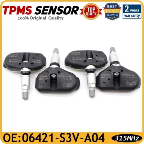 Car TPMS 06421-S3V-A04 For Honda Odyssey Ridgeline Pilot Acura RL TL MDX 3.2L 3.5L 2005-2014 Tire Pressure Monitor Sensor 315mhz