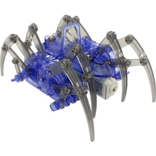 Electric Spider Robot kit DIY Educational Intelligence Development Assembles Kids Children Puzzle Action Kits