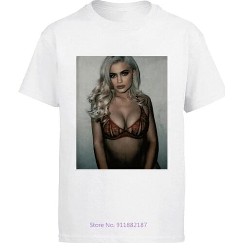 Kylie Jenner Blonde Mens Tees Shirt Clothing Cool Casual Pride T Shirt Men Unisex New Fashion Tshirt Streetwear t shirts men
