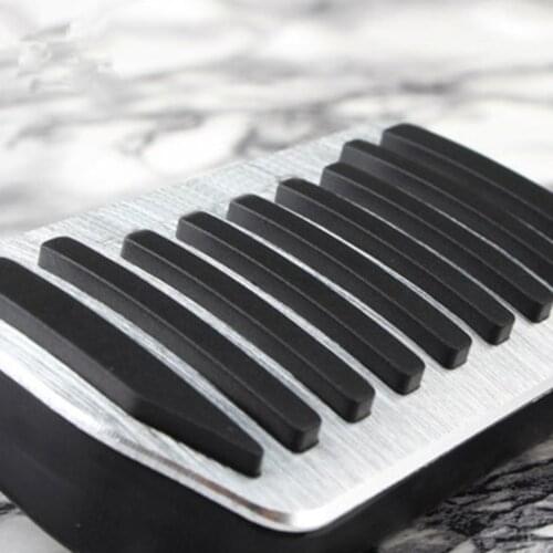 2pcs Aluminum Alloy Gas Brake Pedal Accessories For Jaguar XE XF X-F-PACE 2015- 2018 Only For Left-hand Drive Vehicles