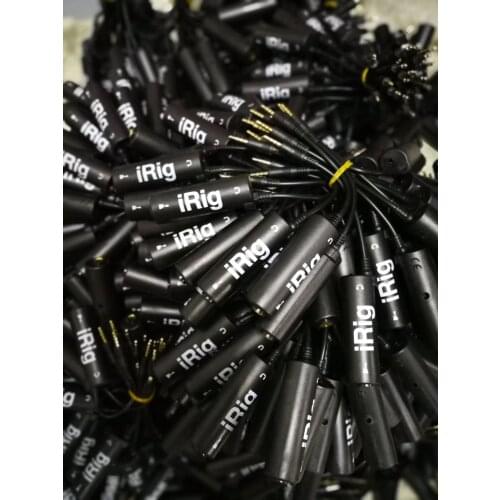 50pcs New Arrival iRig Guitar Interface Converter Adapter iRig guitar tuners For iPhone iPod Touch iPad