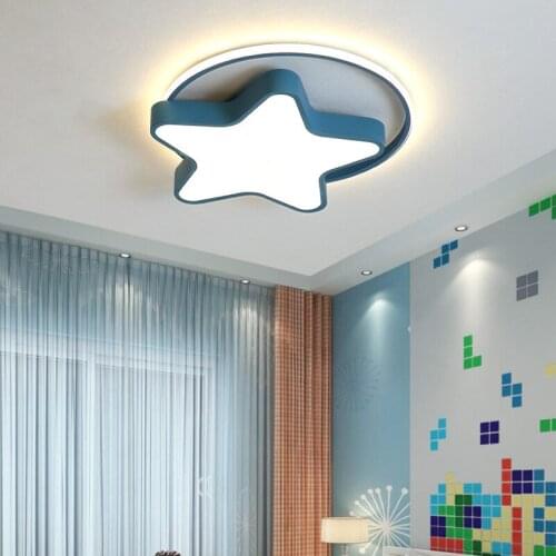 Nordic bedroom LED lighting childrens room star light living room eye protection lamp factory direct sales
