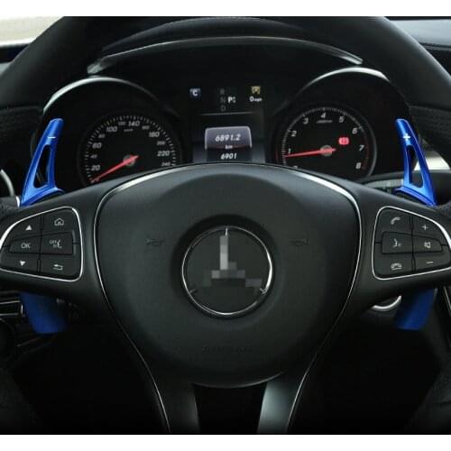 Car-styling Steering Wheel Paddle Shift Paddle Shifters for Mercedes Benz 2015 2016 C Class W205 C180L C200L C260L (not for AMG)