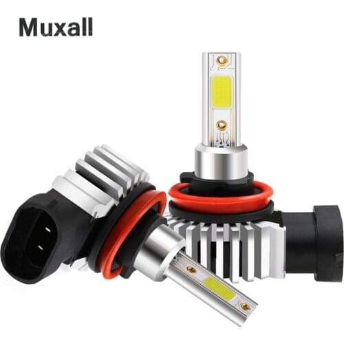 LED Bulb Headlight H3 H4 H7 H8 H11 H1 H13 9005 HB3 9006 HB4 9004 9007 880 Car Light Fog Lamp Auto 6000K COB 12000LM 80W 12V
