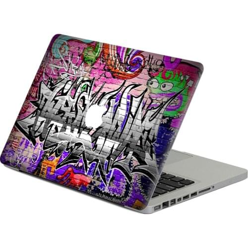 Crazy Graffiti Laptop Decal Sticker Skin For MacBook Air Pro Retina 11" 13" 15" Vinyl Mac Case Body Full Cover Skin