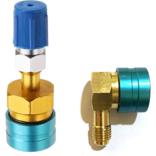Top Quality R1234YF Low Side Coupler to R134A Hose Adapter Quick Fitting Coupler Connector QC1234L+13LS5V1 Dropshipping CSV