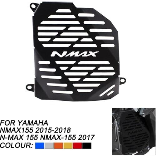 Aluminum Motorcycle Radiator Grille Guard Protection Protector Black Accessories Part for NMAX 155 NMAX155 2015 2016