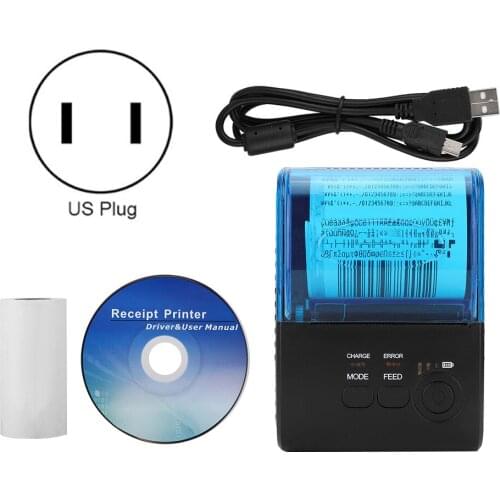 Wireless Mini Thermal Printers Portable Receipt Printer Thermal BT 48mm Mobile Phone Android System For Multiple Languages