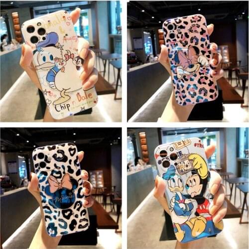 Disney Mickey Blu-ray Phone Case For IPhone 7 7p 8 8p X Xs Xr Xsmax 11 11pro 11promax 12 12mini 12pro 12promax Cartoon TPU Cover