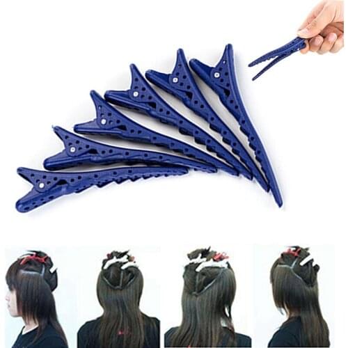 3Pcs/Set Black Plastic Hair Styling Section Clip Pro Salon Hair Pins Clips Clamps Grip Tension Spring Hold Hair DIY Tools