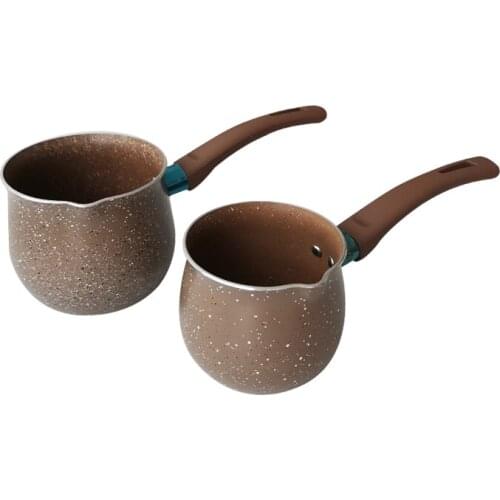 Single Handle Anti-scalding Coffee Pot Non-stick Pan Mini Milk Pot 23.5X12X9cm TB Sale