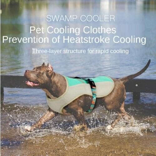 Dog Summer Cool Vest Dog Breathable Heatstroke Cooling Clothes Pet Cool Clothes Cooler Jackets Coats for Dog