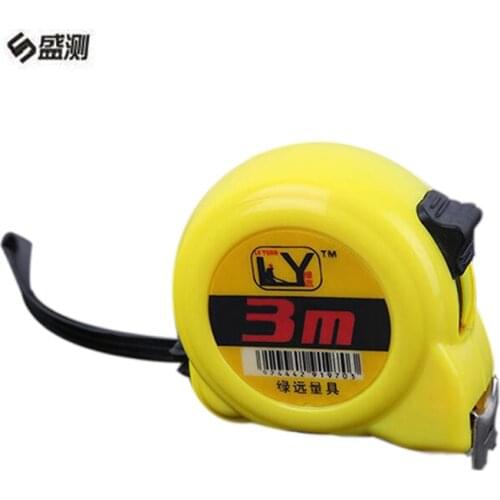 Hot Sale Mini Tape Measure With Key Chain High Precision White Paint Portable 3m * 19mm Retractable Ruler Cm/Inch Tools D1010
