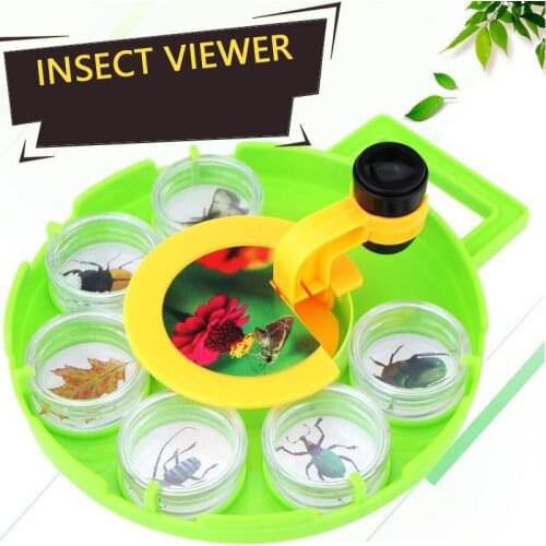 Scientific Exploration Childrens Field of Vision Microscope Experimental Teaching AIDS Insect Plant Microscope Viewer