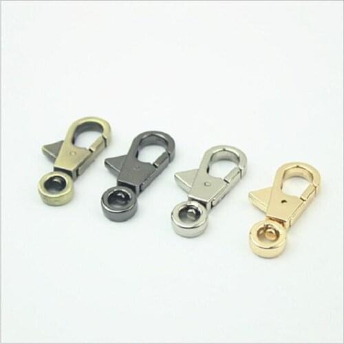 10pcs/lot new luggage hardware accessories leather bag shoulder strap chain link hook key chain