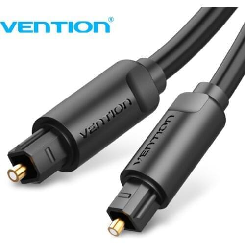 Vention Optical Fiber Audio Cable Toslink Digital SPDIF Cable 1m 2m 3m For Blu-ray CD DVD player Xbox 360 PS3 Mini Disc AV
