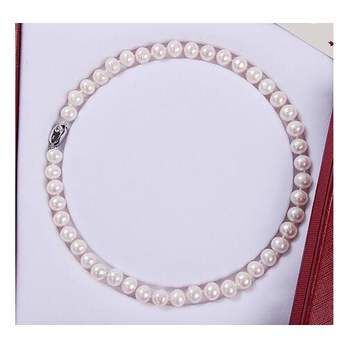 Jewellery White 10-11mm freshwater pearl necklace s925 silver