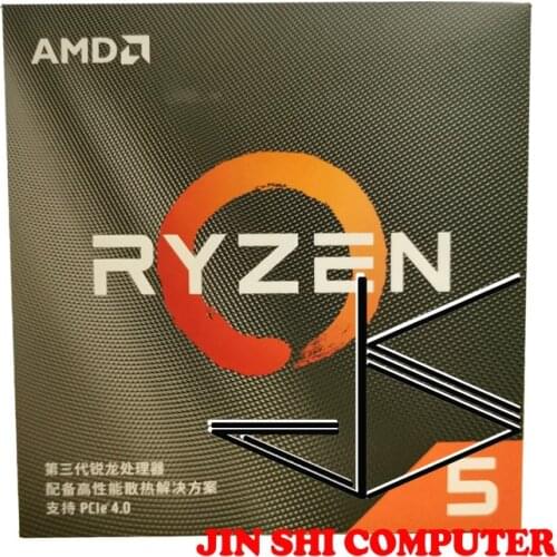 AMD Ryzen 5 3500X R5 3500X 3.6 GHz Six-Core Six-Thread CPU Processor 7NM 65W L3=32M 100-000000158 Socket AM4 Come with cooler