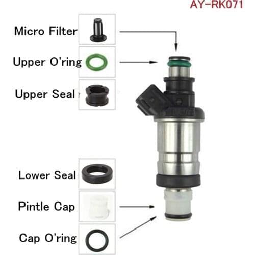 200sets/1200pieces Fuel Injector Repair Service Kit for Honda accord ex lx98-02 ACURA CL 2.3 97-99 VTEC 2.3l F23A1 06164P8AA00