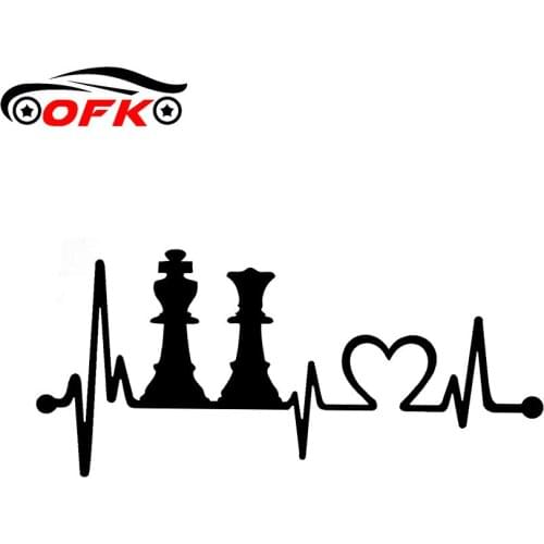 Fun King Queen Chess Set Heartbeat Decorative Accessories Creative Sunscreen Waterproof PVC,15cm*7cm