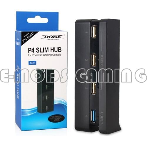 USB 3.0 USB 2.0 Super transfer Speed Hub With LED Light For Playstation 4 SLIM Console TP4-821