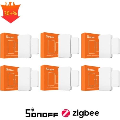 SONOFF SNZB-04 ZigBee Smart MINI Door Window Sensor Detector,Low Battery Alaram Notification via eWeLink APP Work with ZBBridge