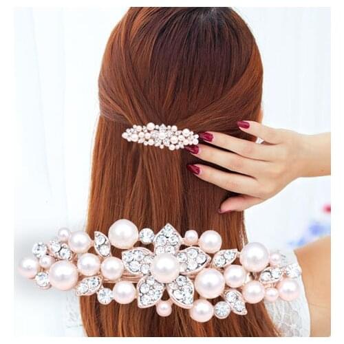 All-match pearl barrette sweet and romantic womens fashion barrette hair accessories