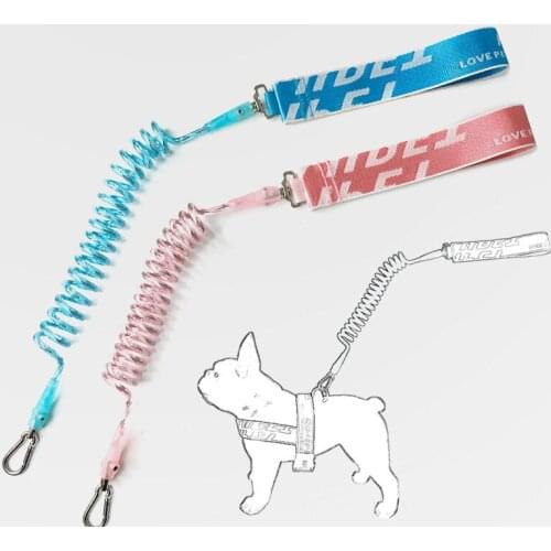 Retractable Dog Leash with Bold Wire and Reflective Strips for Teddy Corgi Small Medium Dog Dog Walking Belt Running Leash