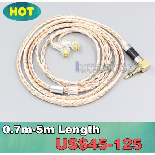 XLR 4.4mm 2.5mm 16 Core Silver Plated OCC Mixed Earphone Cable For Sony XBA-H2 XBA-H3 XBA-Z5 xba-A3 xba-A2 LN006714