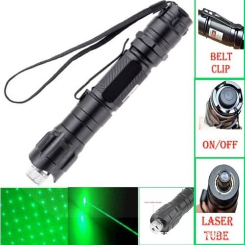 Green/red/blue Purple Light Flashlight High Power Starry Flashlight Pattern Projection Super Long Range Torch Flashlight Outdoor