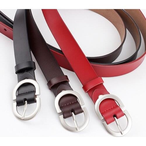 2020 NEW Womens Leather Belt double letter D pin buckle jeans belt casual fashion luxuy waistband