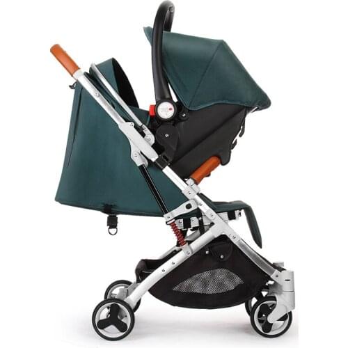 Golden Child Vietnam Baby Stroll Can Sit Can Lie Ultra-light Folding Shock-absorbing Simple Pocket Baby Child Hand Push Pram