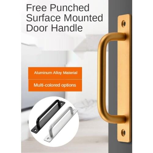 1PCS Fashion Black Cabinet Handles Aluminum Alloy Pulls Drawer Knobs for Furniture Cupboard Wardrobe Door Hardware Accessories