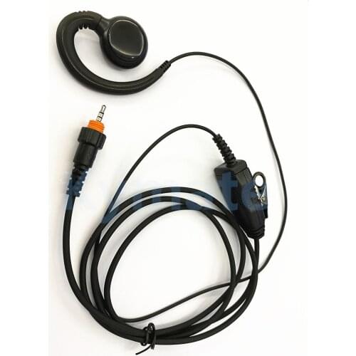 2pcs/lot C Shape Ear Hook Earpiece Earphone Headset PTT for Motorola CLP1010 CLP1040 CLP1060 CLP446 clp446 HKLN4455A