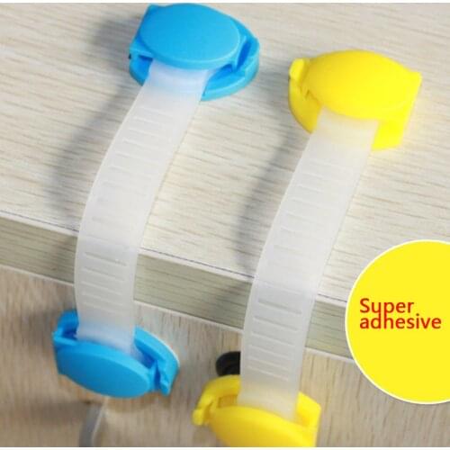15cm Children Kids Safe Care Lock Straps Plastic Baby Protect Locks Cabinet Door Drawers Refrigerator Lock Long