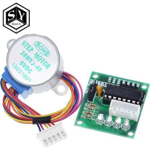 1LOTS Great IT 28BYJ-48-5V 4 phase Stepper Motor+ Driver Board ULN2003 for Arduino 1x Stepper motor + 1 x ULN2003 Driver board