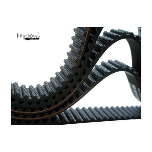 5 pieces HTD5M belt 260-5M-15 Teeth 52 Length 260mm Width 15mm 5M timing belt rubber closed-loop belt 260 HTD 5M S5M Belt Pulley