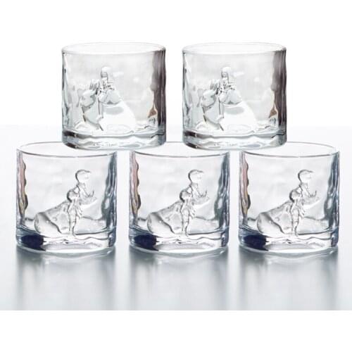 White Night Fairy Tale Glass Cup Cat General Amber Cup Unicorn Crystal Glass Glass Whisky Glass Bar party housewares gifts