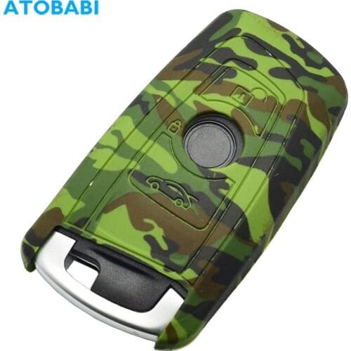 Silicone Car Key Case For BMW 520 525 730li 740 118 320i 1 3 5 7 Series X3 X4 M3 M4 M5 Keychain Remote Control Protector Cover