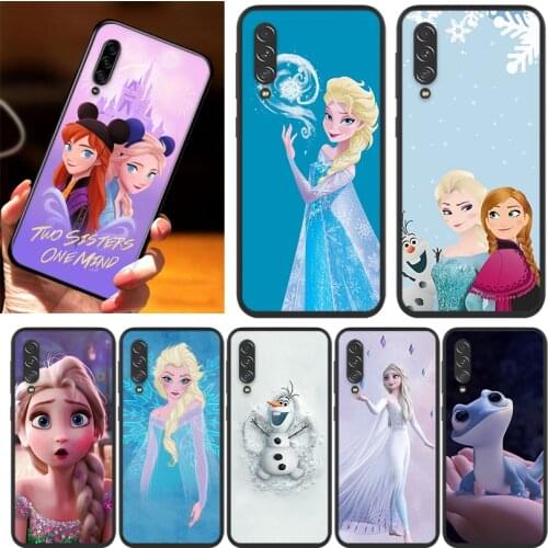 Frozen Elsa Anna For Samsung Galaxy A90 A80 A70 S A60 A50S A30 S A40 S A2 A20E A20 S A10S A10 E Soft Phone Case