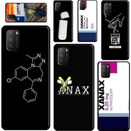 XANAX Chill Pill For Xiaomi Mi Note 10 Lite Mi 11 Ultra 9T 10T Pro A3 Phone Case For POCO F3 F2 M3 X3 Pro