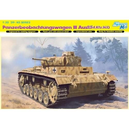 DRAGON 6792 1/35 1/35 Pz. Beob. Wg. III Ausf.( Sd.Kfz. 143) - Scale model Kit