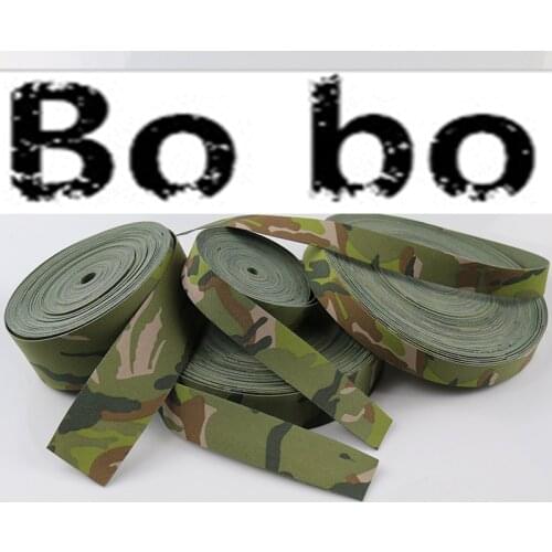 Composite fabric double-sided camouflage ribbon