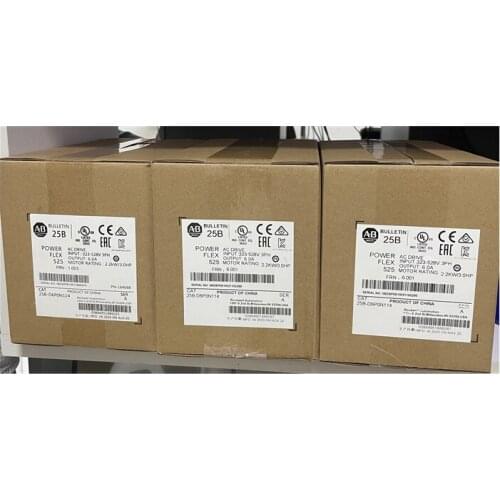 Hot Sales Allen Bradley 25B-D6P0N114 PowerFlex 525 Adjustable Frequency AC Drive