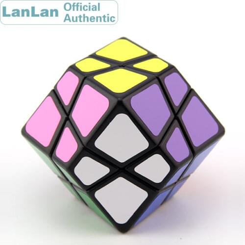 LanLan 4 Axis Dodecahedron Magic Cube Megaminxeds Speed Puzzle Antistress Brain Teasers Educational Toys For Children