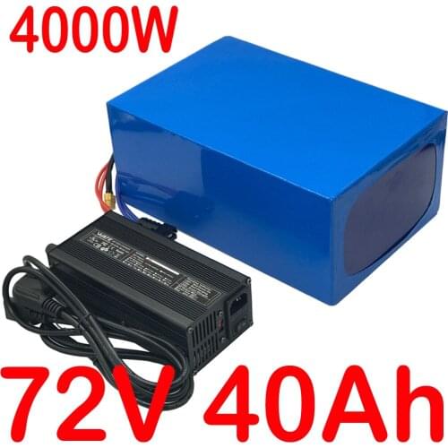 72V 40AH Ebike Battery pack 72V 2000W 3000W 4000W Electric Scooter Battery 72V 20AH 25AH 30AH 35AH 40AH Lithium Battery Pack