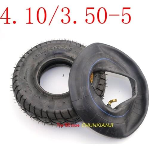 Lightning Shipment4.10/3.50-5 Inner Tube Outer Tire for49cc Mini Quad Dirt Bike Scooter ATVBuggy Gas Scooter Bike Motorcycle