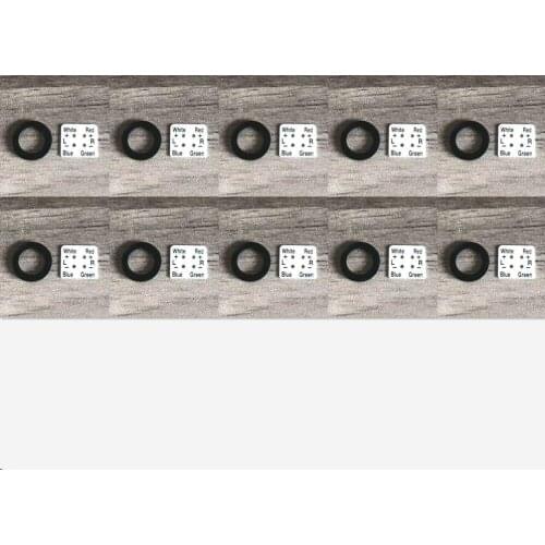 10set rubber + Installation film HEADSHELL CN5625 For Technics1200 1210